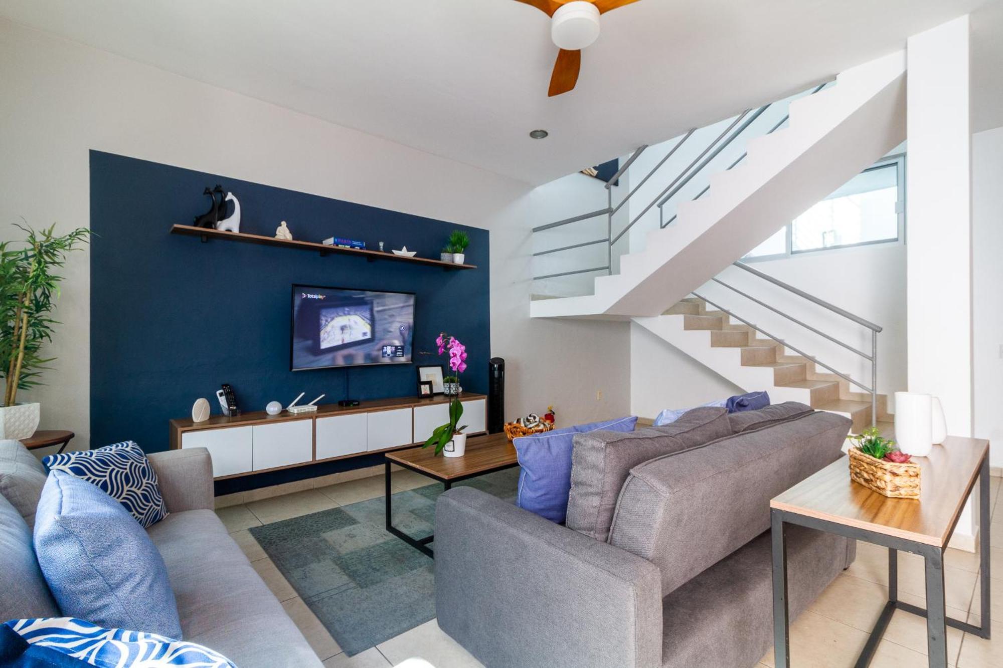 Casa Azul Turquesa Excelente Ubicacion Facturamos Villa Guadalajara Kültér fotó