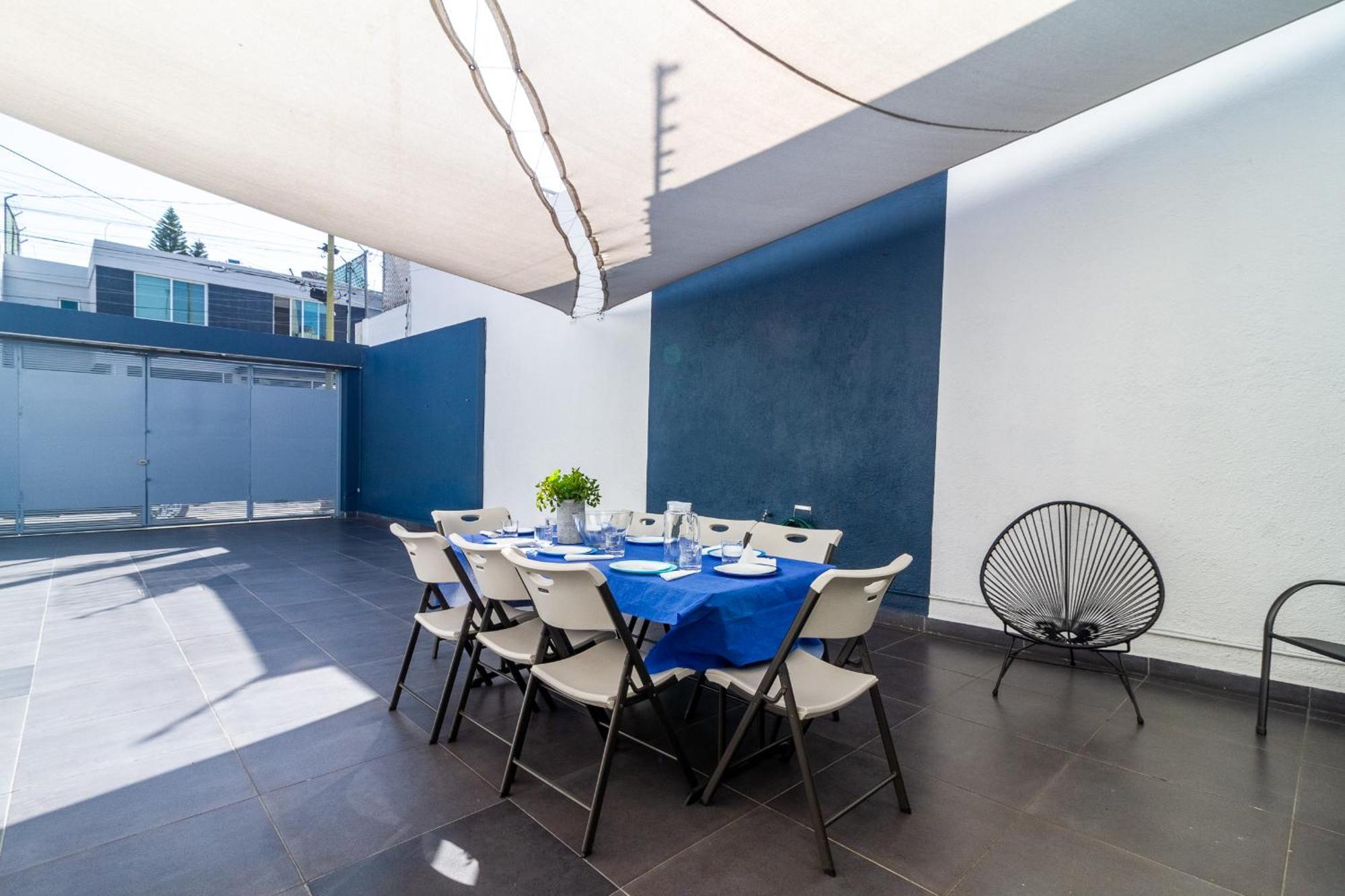 Casa Azul Turquesa Excelente Ubicacion Facturamos Villa Guadalajara Kültér fotó